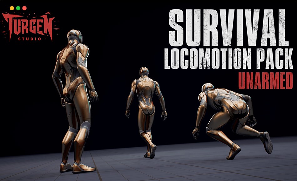 【UE5】生存动画 Survival Locomotion Pack – Unarmed