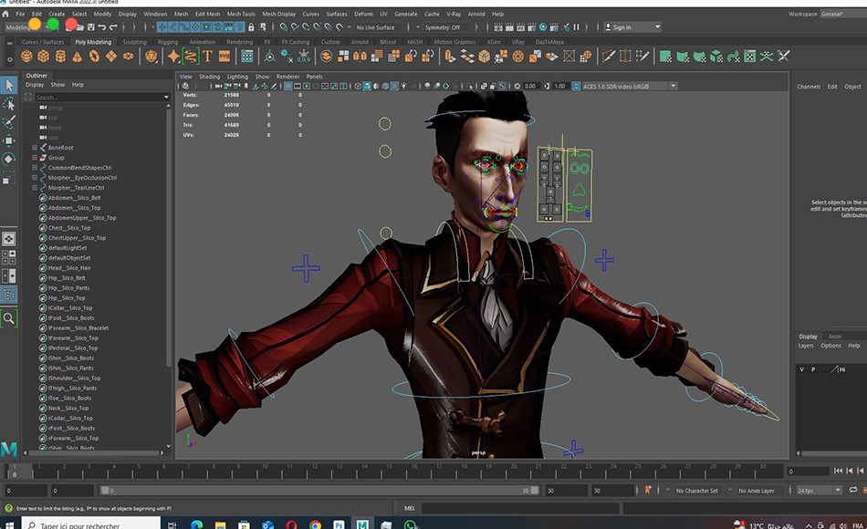 模型资产 – 希尔科游戏角色 Silco Arcane
