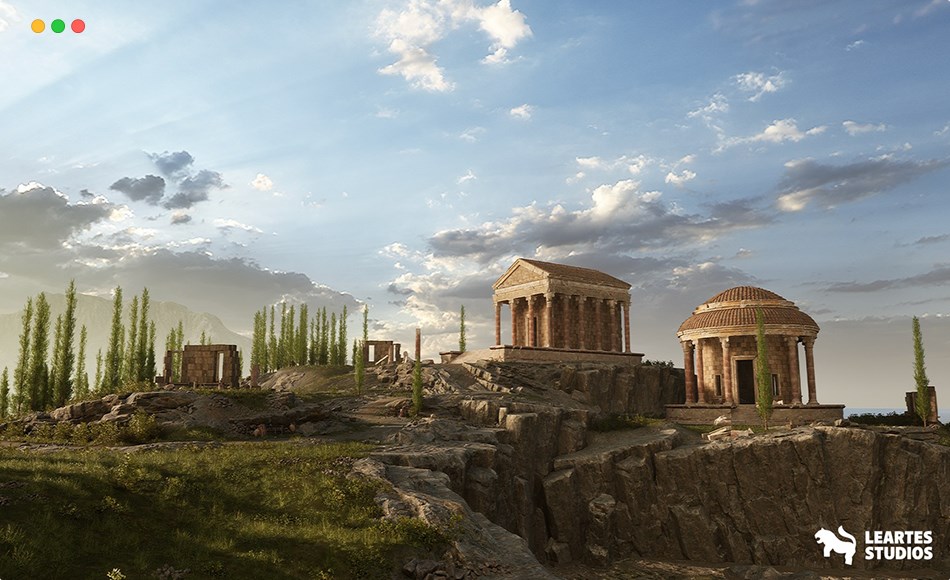 【UE4/5】罗马神庙遗址 Roman Temple Ruins