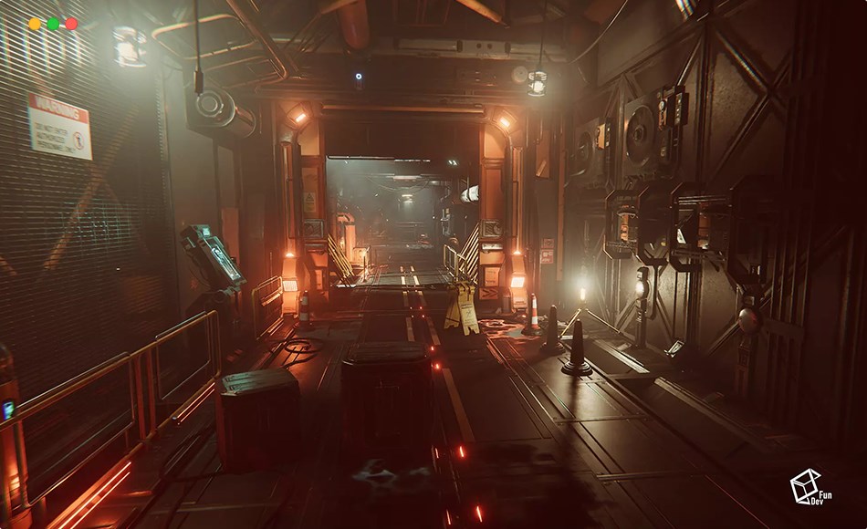 Unity场景 – 模块化科幻基地 Sci-Fi Modular Base