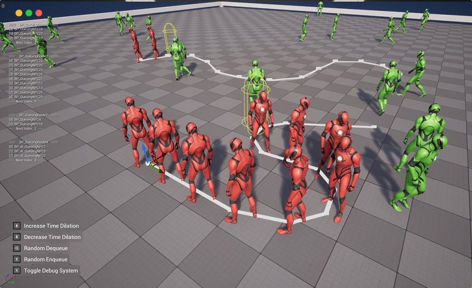 【UE5】排队系统 NPC AI Queuing System