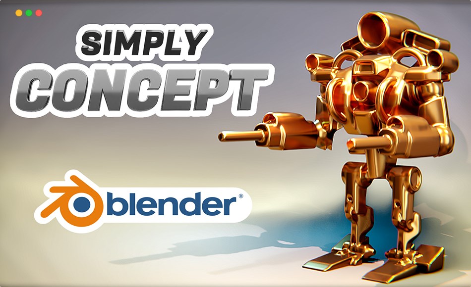 Blender插件 – 概念设计创意 Simply Concept