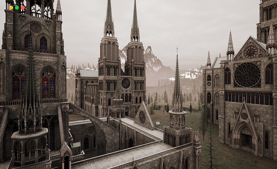 【UE5】中世纪大教堂 Cathedrals churches