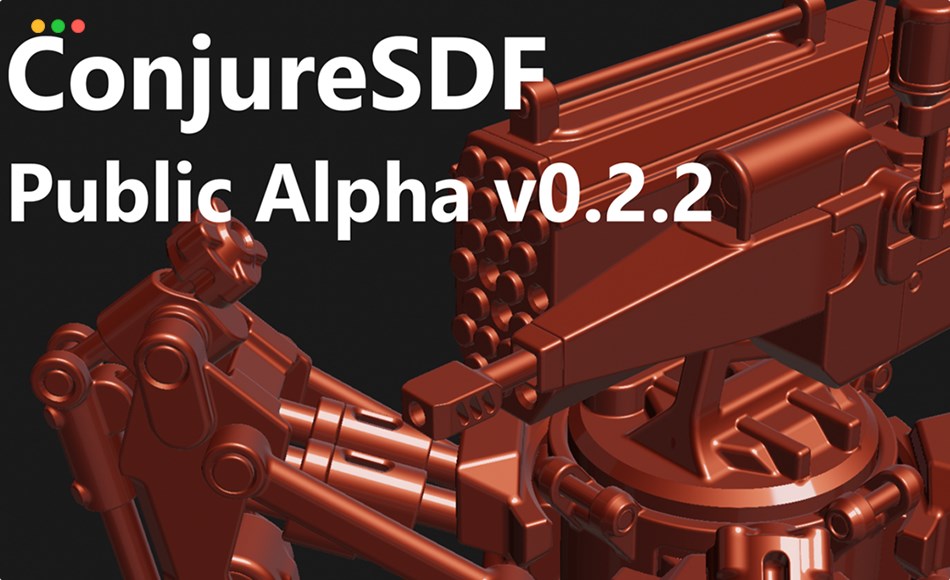 Blender插件 – 非破坏性布尔建模插件 ConjureSDF