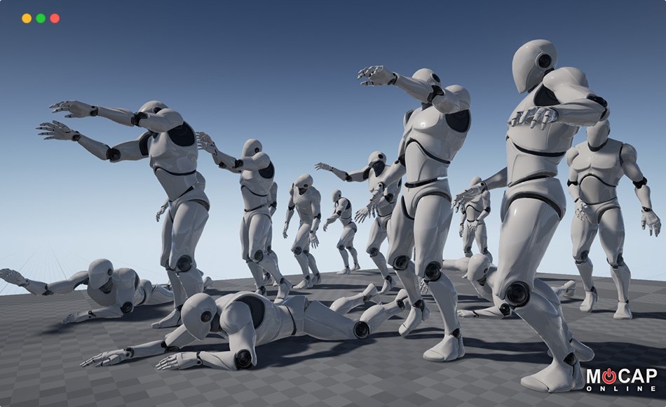 【UE4/5】丧尸动作捕捉包 Zombie Starter – MoCap Pack