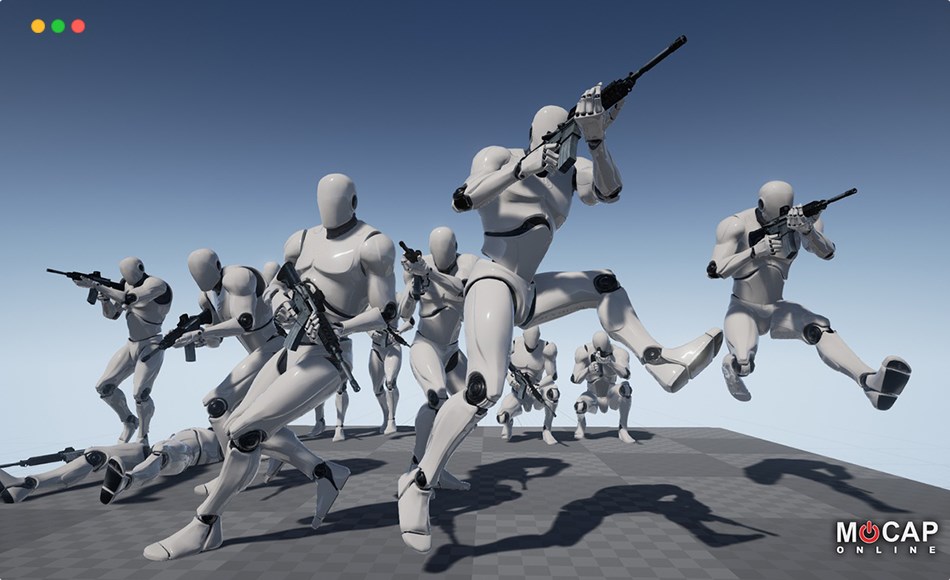 【UE5】步枪入门动画 Rifle Starter Animation – MoCap Pack