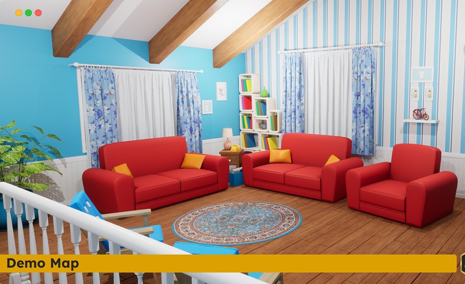 【UE5】风格化房屋内饰 Stylized room Vol 1