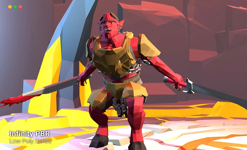 Unity角色 – 奇幻魔鬼游戏角色 Low Poly Character – Devils – Fantasy RPG