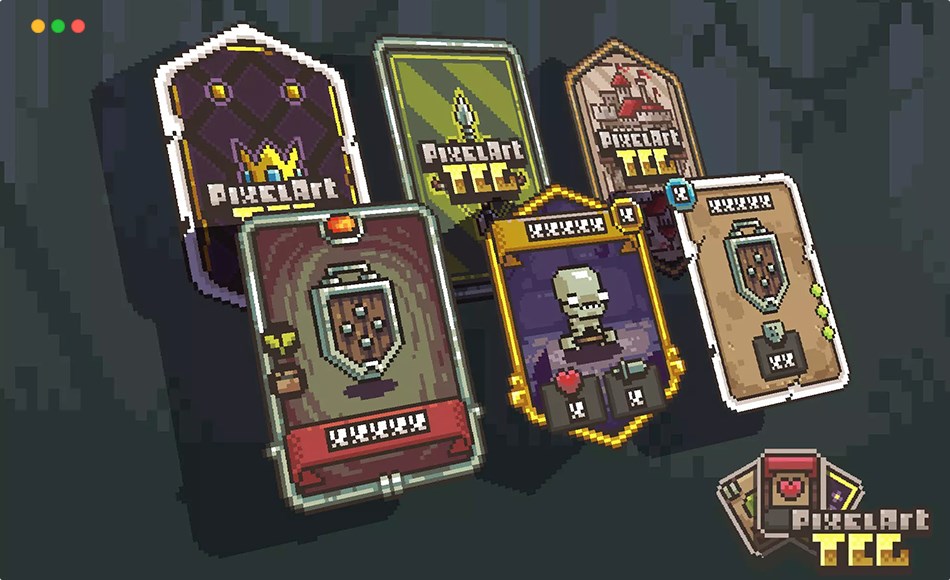 Unity资产 – 风格化像素卡牌游戏套装 Pixelart Card TCG
