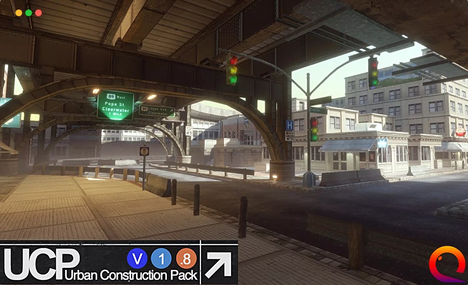 Unity资产 – 模块化城市建筑 Urban Construction Pack