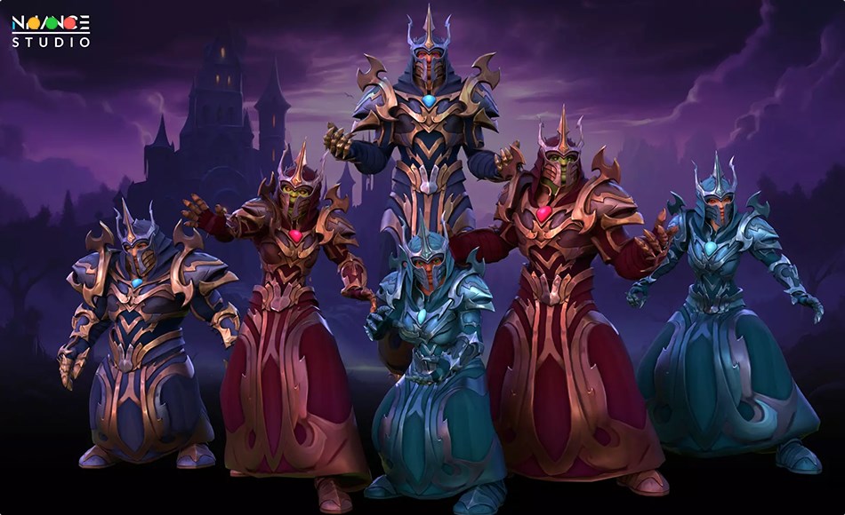 Unity资产 – 风格化暗影法师服装 Stylized Fantasy Shadow Mage Outfit