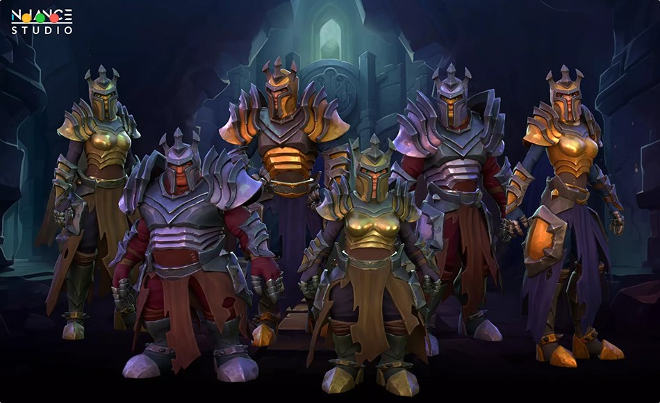 Unity资产 – 风格化地下城骑士服装 Stylized Fantasy Dungeon Knight Outfit