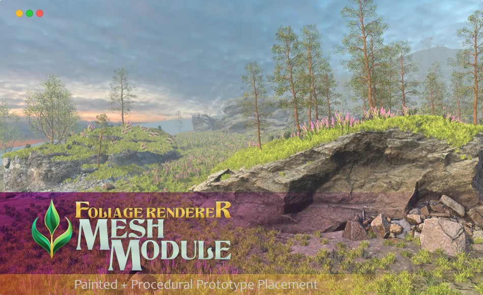 Unity插件 – 树叶渲染器网格模块 Foliage Renderer Mesh Module