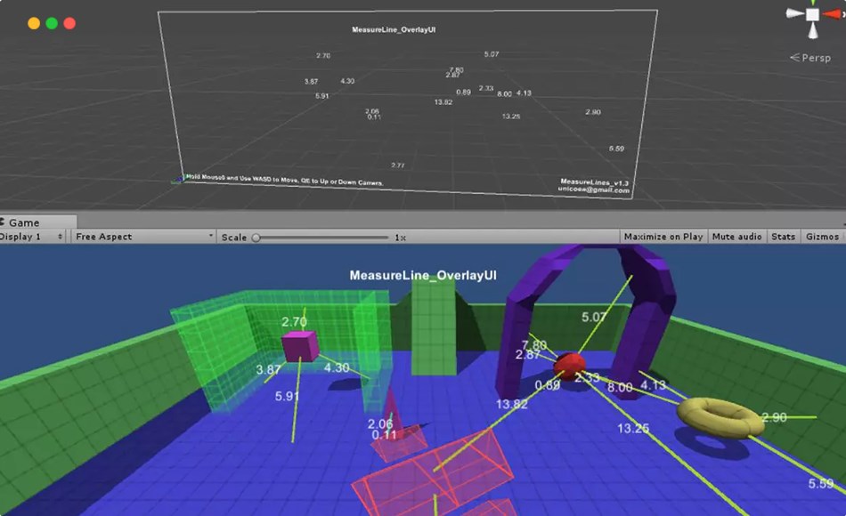 Unity插件 – 物体测量插件 Measure Lines – VR_Ready