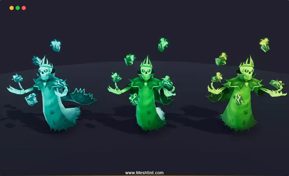 Unity角色 – 幽灵角色 Lich Pack