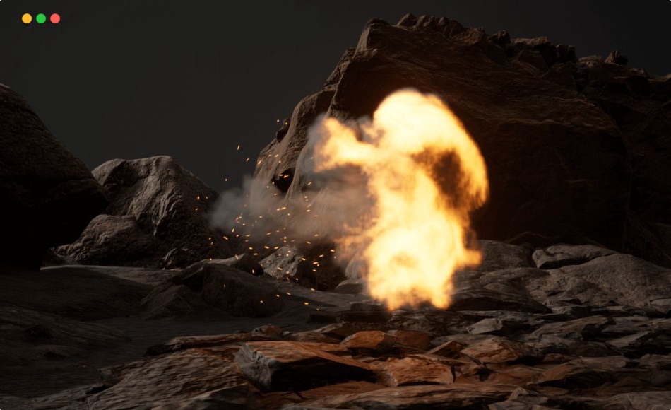 【UE5】火焰爆炸 Fire Bursts VDB