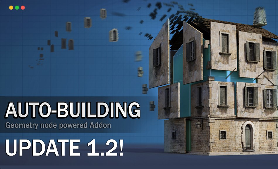 Blender插件 – 程序化建筑 Auto Building