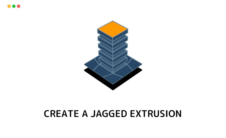 Blender插件 – 锯齿状挤压 ZigZag Extrude