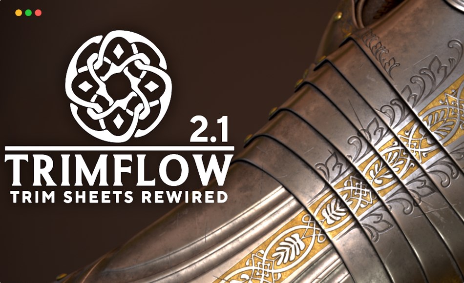 Blender插件 – 重复图案调整工具 Trimflow