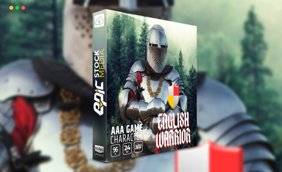 【UE4/5】游戏角色战士音效 Game Character English Warrior Sound Effects