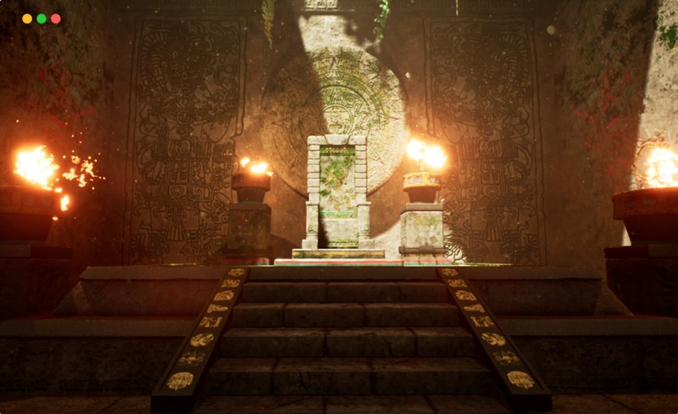 【UE5】阿兹特克神庙遗址 Aztec Temple Modular