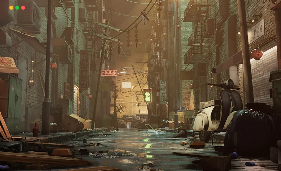 Unity场景 – 中国胡同环境 Chinese Alley Environment