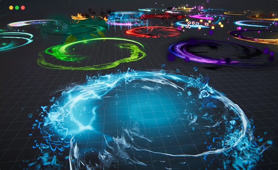 Unity特效 – 魔法旋风视觉特效 Sword Whirlwind VFX – RPG Magic