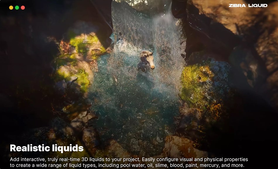 Unity特效 – 交互式流体特效 Zibra Liquid