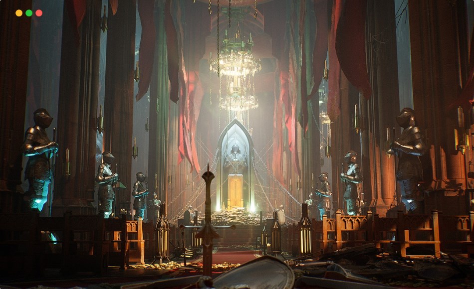 【UE5】王室环境套件 Throne Room Environment Kit