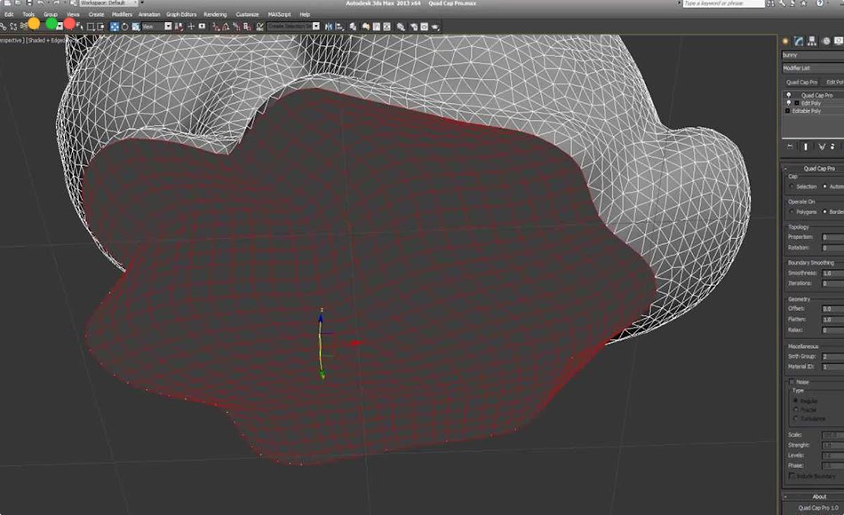 3DMax插件 – 四边形填充插件 Quad Cap Pro