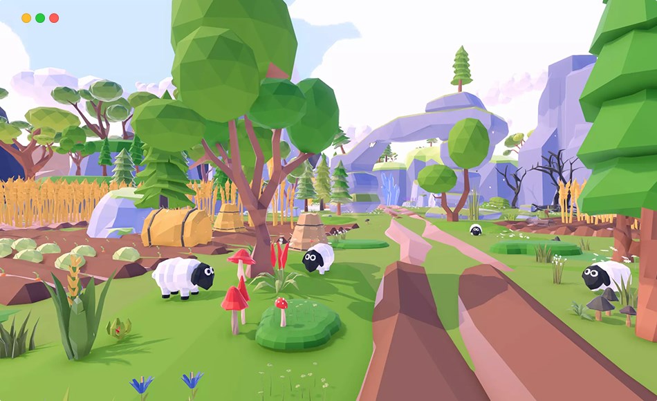 Unity资产- 风格化卡通场景包 Low Poly Ultimate Megapack – URP Refreshed