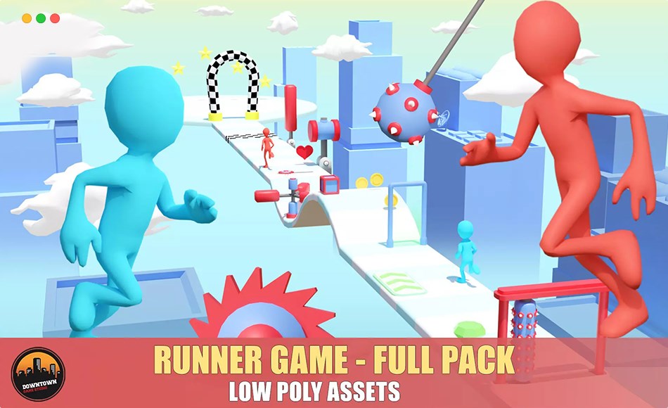 Unity开发 – 跑酷游戏开发模板 RUNNER GAME – COMPLETE GAME PACK