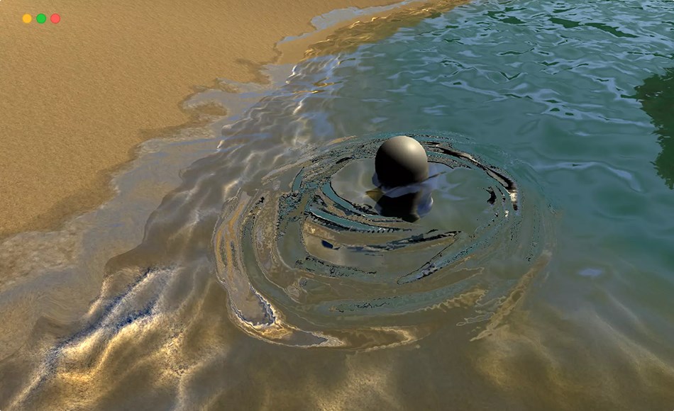 Unity材质 – 写实水材质 Realistic Water with Light Refection