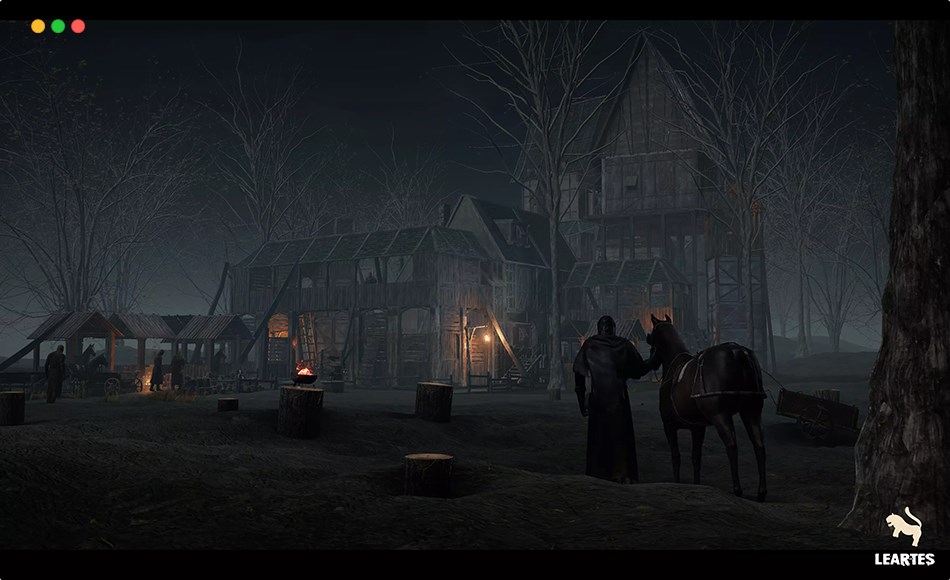 Unity场景 – 黑暗中世纪村庄环境 Dark Medieval Village Environment Megapack (Modular with Full Interiors)