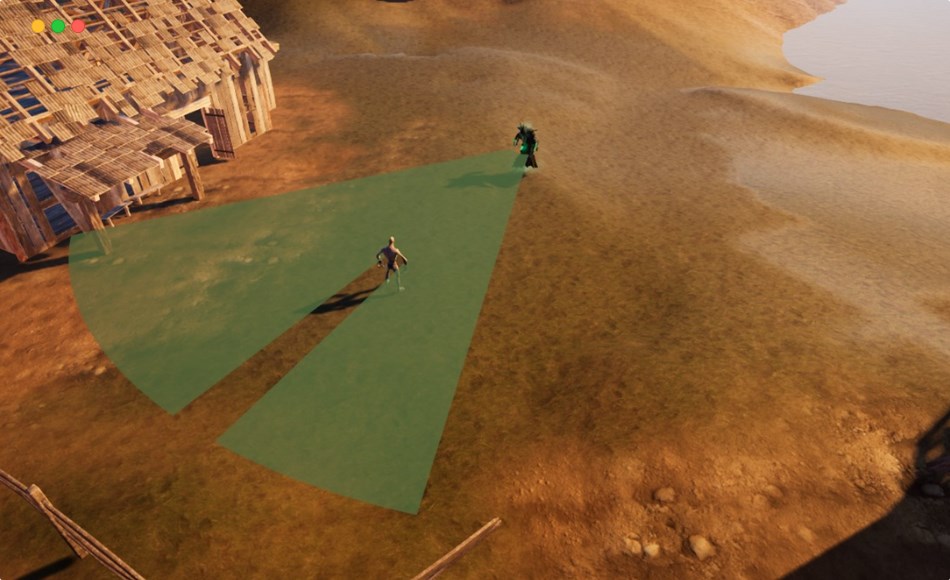 UE5插件 – 视野阻挡插件 Line Of Sight. Dynamic mesh