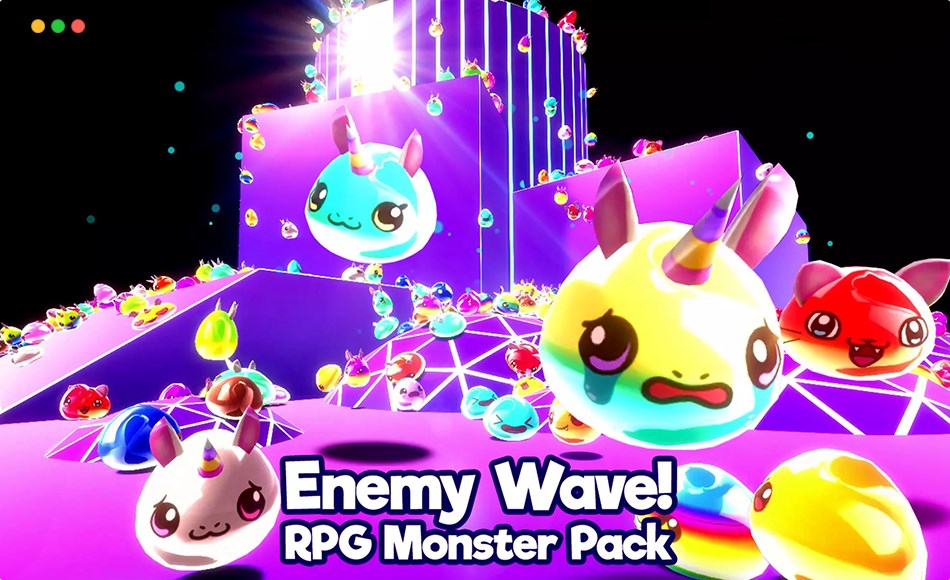 Unity插件 – 史莱姆群集插件 Enemy Wave! RPG Monster Pack