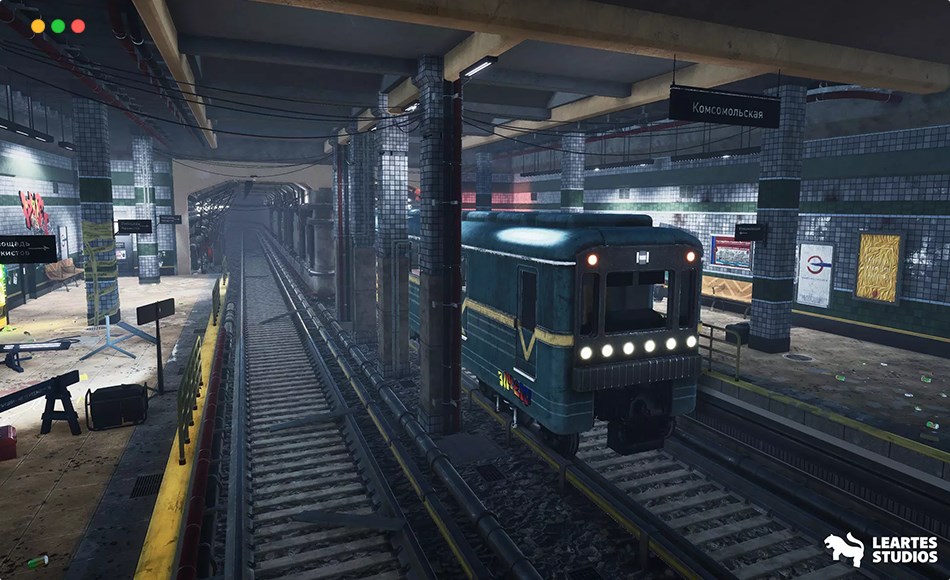 Unity场景 – 地铁站环境 Subway Station Environment