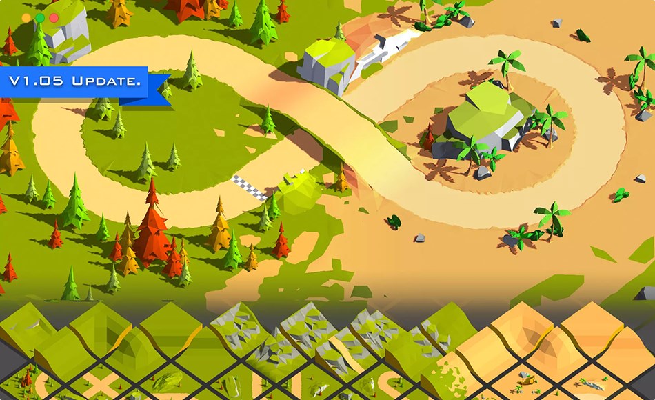 Unity资产 – 风格化山地赛道 LowPoly Terrain – Track