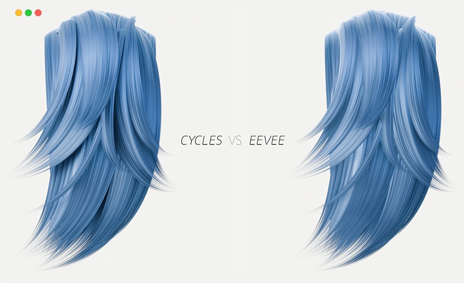 Blender插件 – 程序化发型材质 Tiny Hair Shader