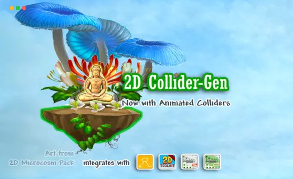 Unity插件 – 边缘碰撞生成器 2D ColliderGen