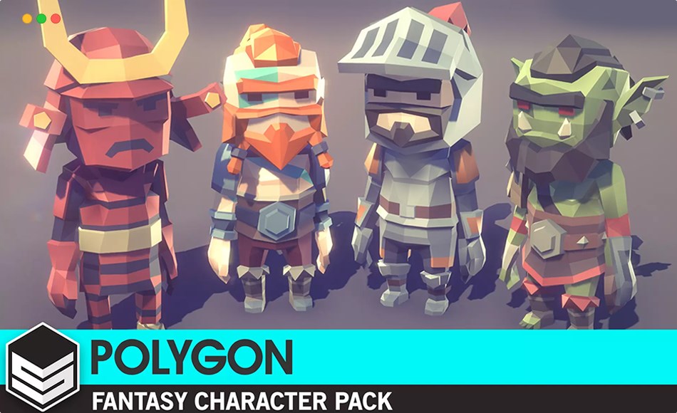 Unity角色 – 奇幻角色资产包 POLYGON MINI – Fantasy Character Pack