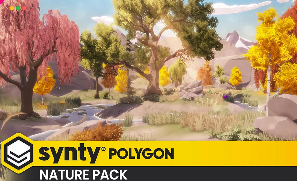 Unity资产 – 风格化自然场景 POLYGON Nature – Low Poly 3D Art
