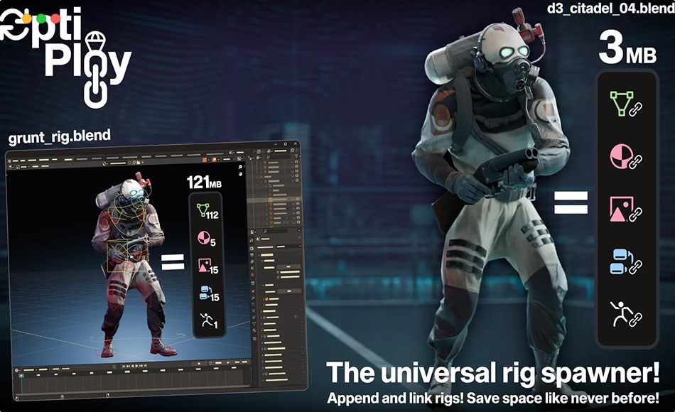 Blender插件 – OptiPloy