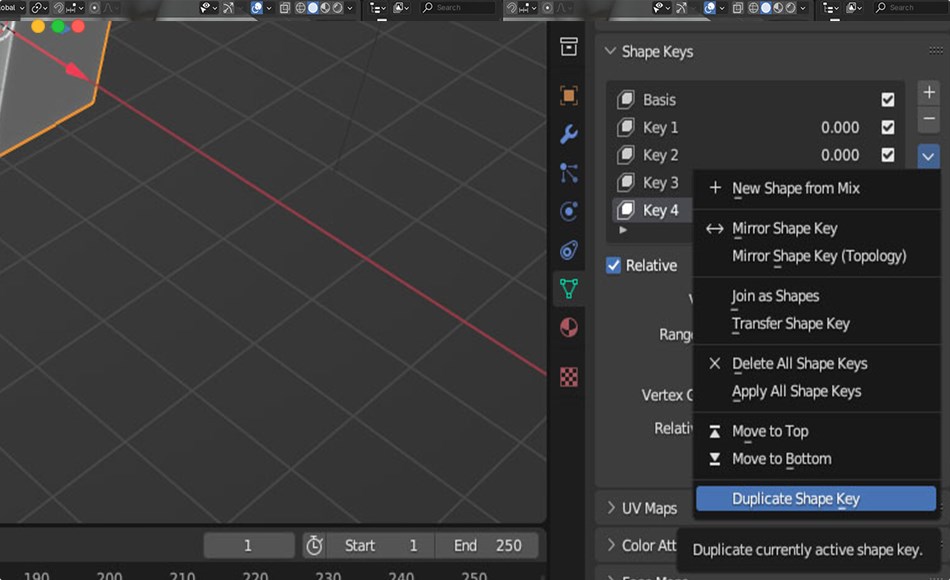 Blender插件 – 形状复制插件 Duplicate Shape Key