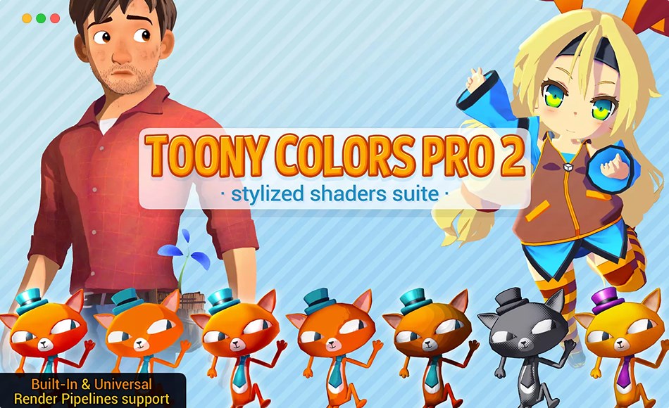 Unity插件 – 风格化卡通色彩 Toony Colors Pro 2