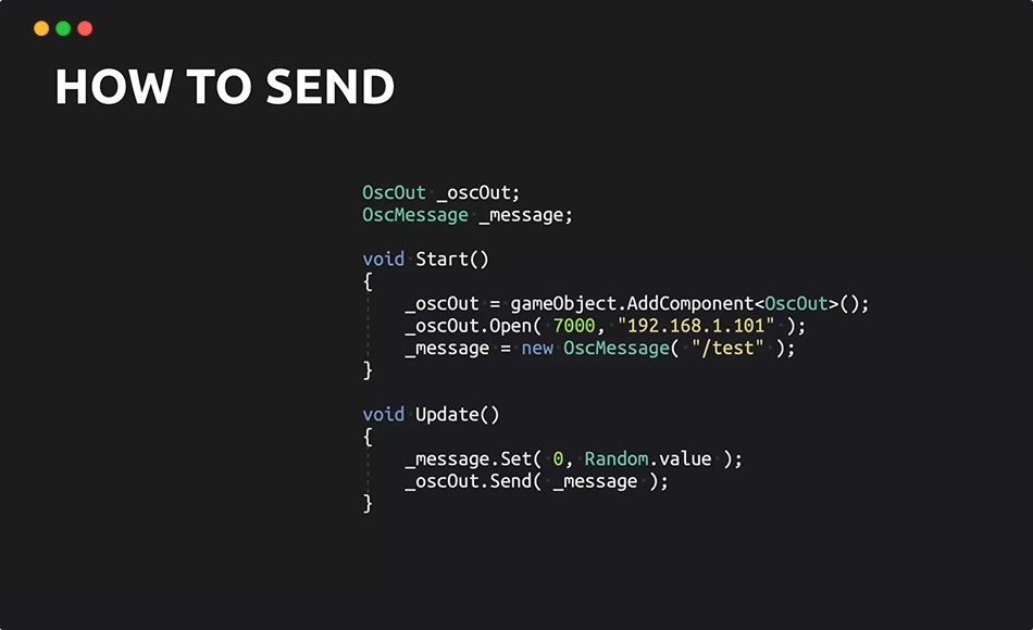 Unity插件 – 开放声音控制插件 OSC simpl