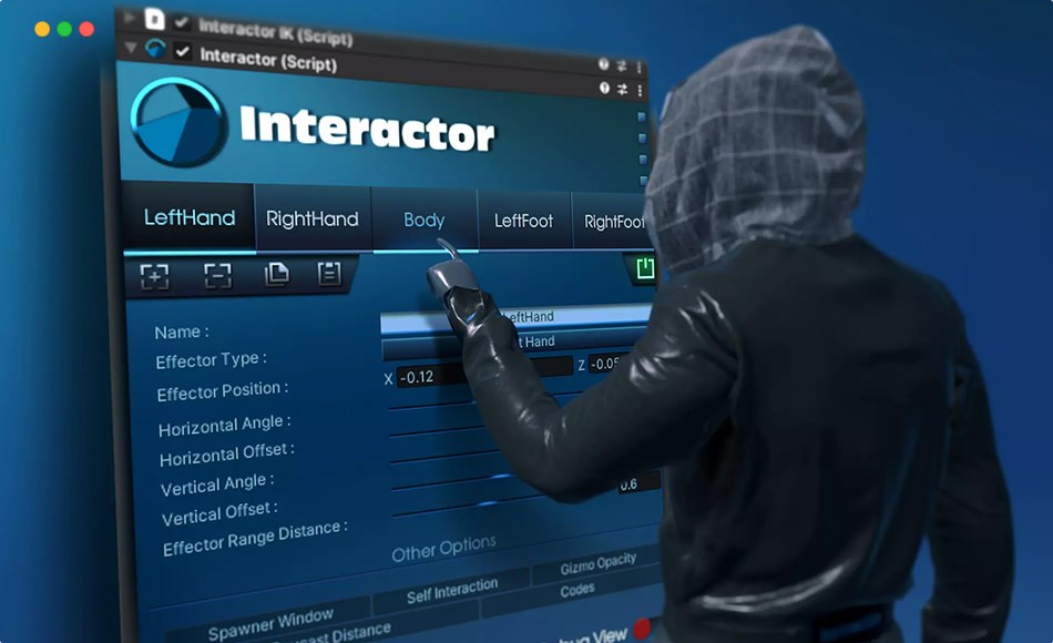 Unity插件 – IK动画交互处理程序 Interaction Handler for IK