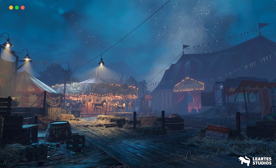 Unity场景 – 嘉年华游乐场环境 The Carnival Environment – Built