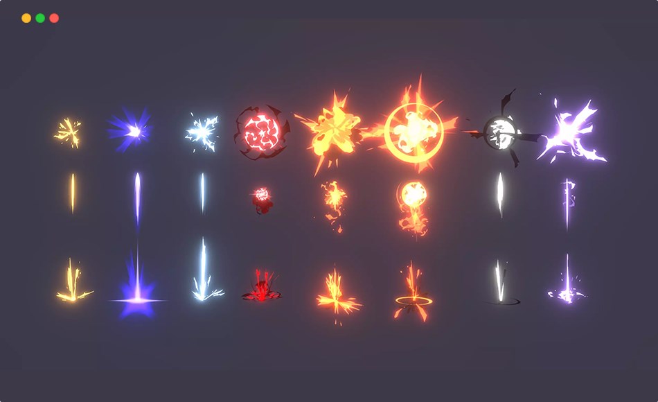Unity特效 – 风格化射击特效 Stylized Shoot & Hit Vol.1