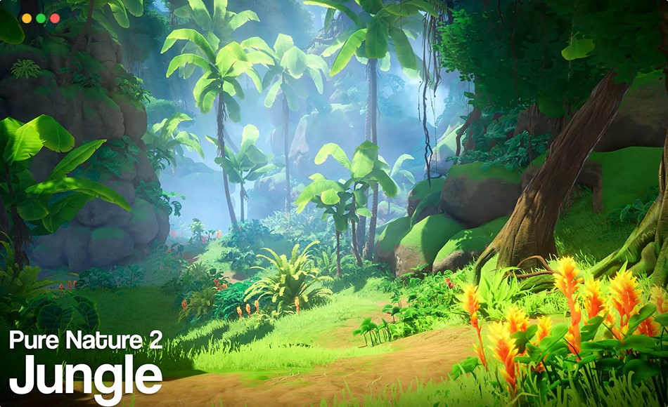 Unity场景 – 风格化丛林环境 Pure Nature 2 : Jungle